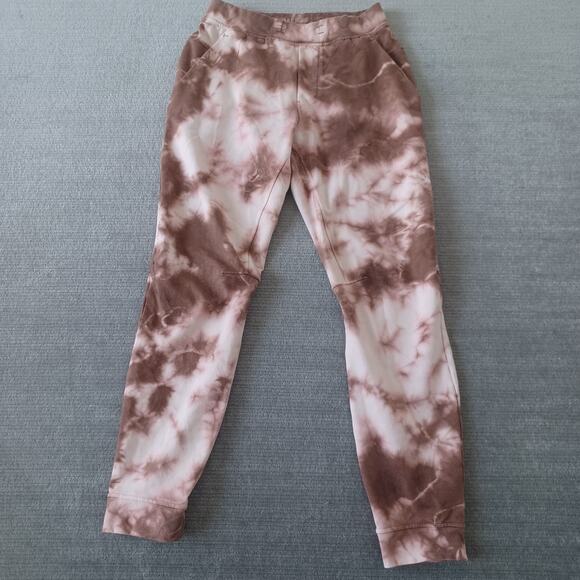 Lululemon City Sweat Jogger Mens‎ S Pink Brown Earth Dye Tapered Leg 28" Inseam - Picture 1 of 14